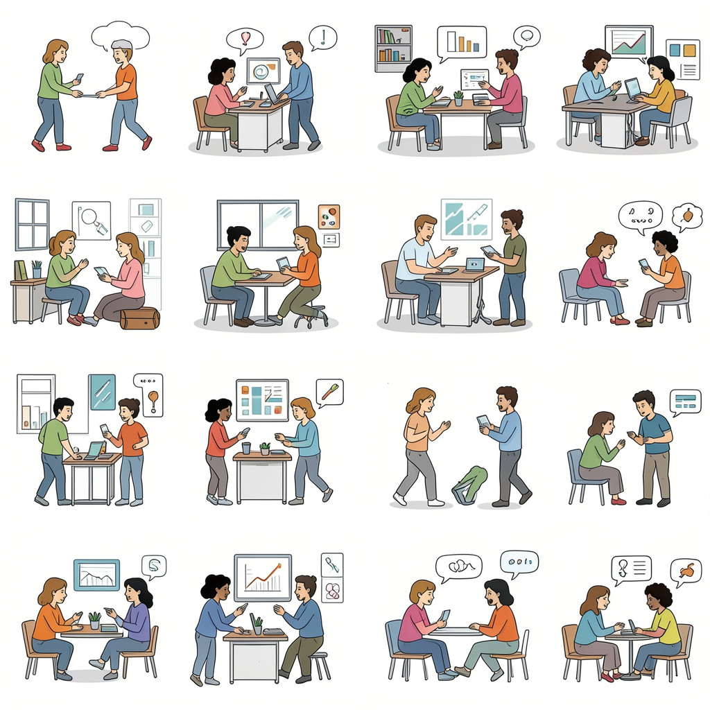 Diverse daily schedules showing different individual energy patterns